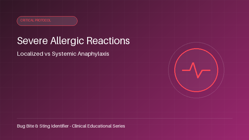 Allergic reactions to bites and stings: know the signs