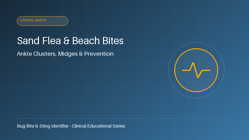 Sand flea and beach bug bites: Identification and treatment